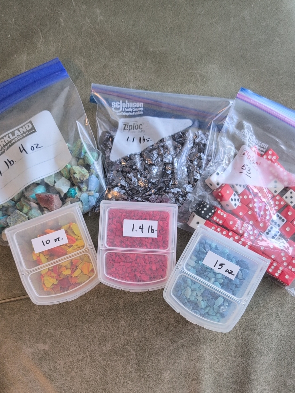 Mixed Lot Of Craft/Mosaic Supplies